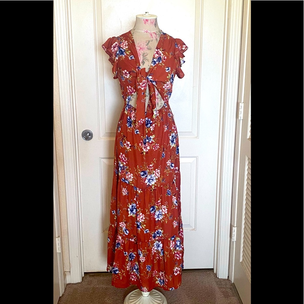 Summer floral dress